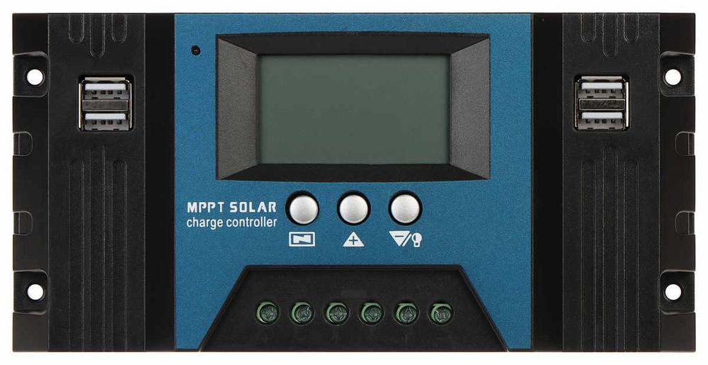 Controller solar pentru incarcare acumulatori sisteme fotovoltaice 12/24V, 100A, SCC-100A-MPPT-LCD-S2