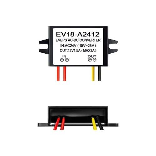 Convertor tensiune 15-28VAC la 12VDC, 1.5A, A2412