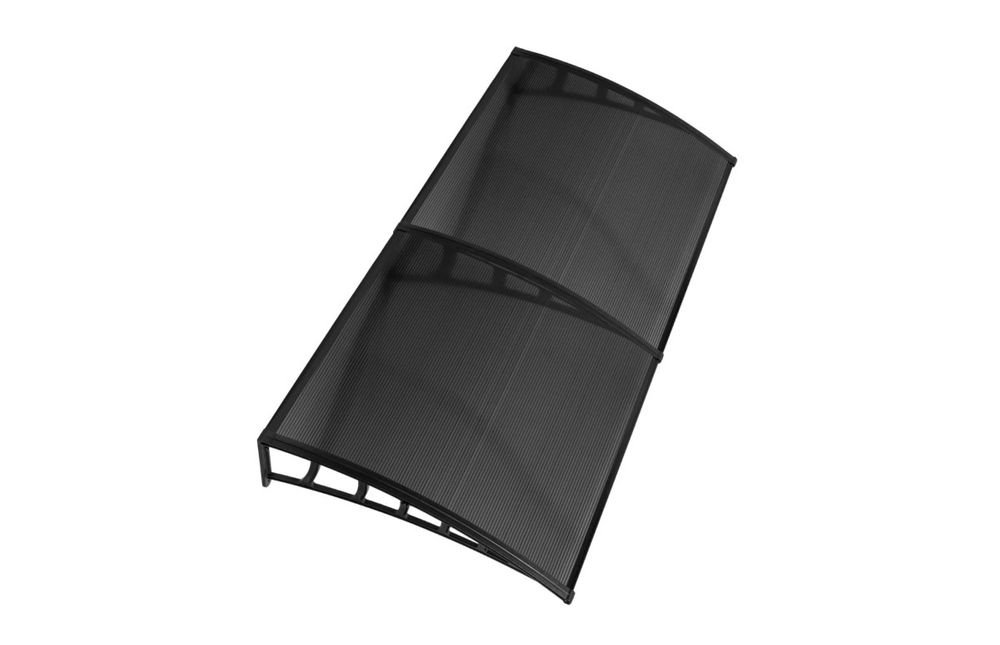 Copertina pentru usa sau fereastra Virtuoso 23-703, metalica , plastic rigid, 1050x2400mm, policarbonat fumuriu