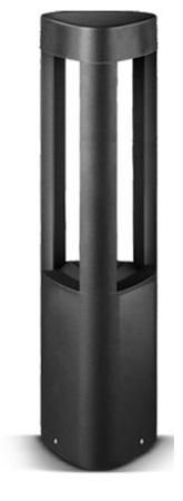 Corp iluminat led exterior H=50CM 7W Aluminiu 3000K