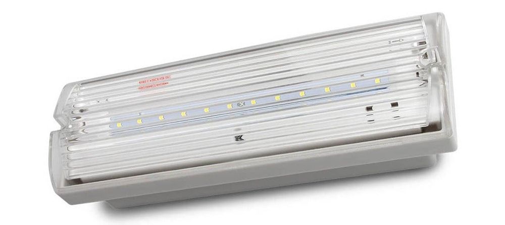 Lampa emergenta LED SMD , montaj perete, 2.8W, acumulator 3h autonomie, regim permanent, IP65, IK08, Arelux AW40LEDM