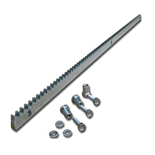 Cremaliera din metal galvanizat, 1m, 8mm grosime, cu suruburi si distantiere, CRM8