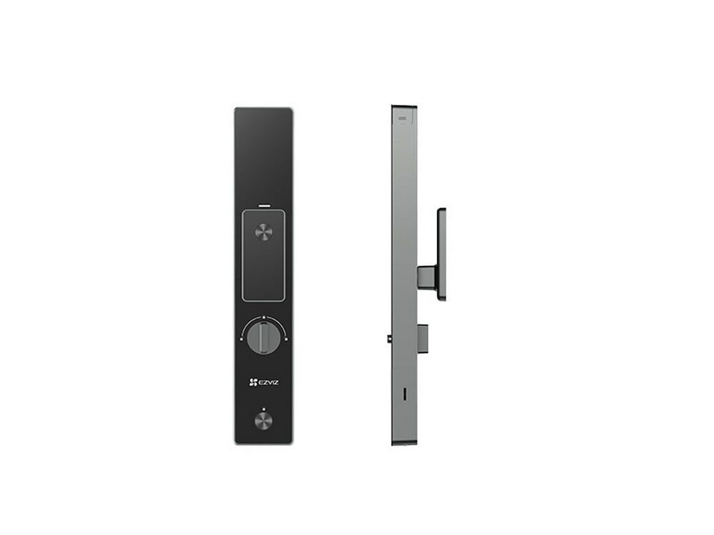 Yala inteligenta cu control acces inteligent Ezviz CS-DL50FVS (WBPGR), recunoastere faciala, video interfon, Wi-Fi, Bluetooth, ecran IPS 4 inch, IP54