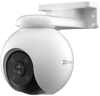 Camera IP PT WiFi, EZVIZ CS-H8 (5MP) H8 Pro, 3K 5MP, 4mm, Iluminare duala 30m, slot MicroSD, Auto Tracking, Bidirectionala