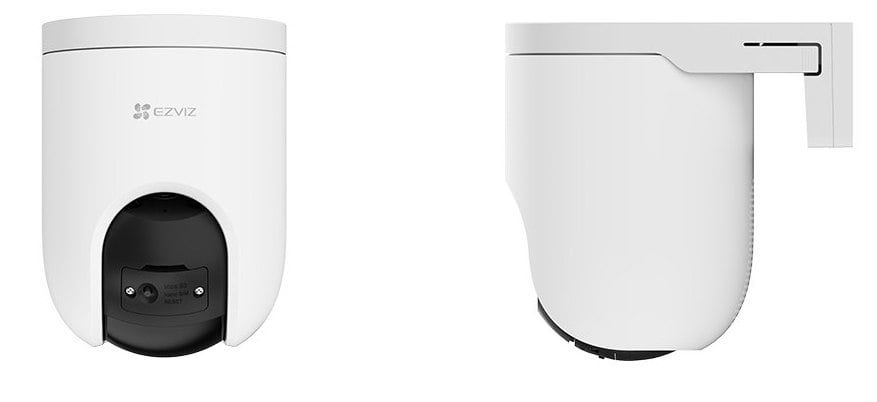 Camera IP Ezviz CS-H8c (3MPPoE), 2K, alarma, rotire si inclinare din aplicatie, iluminare duala, detectie cu AI, microfon, difuzor, PoE, slot microSD