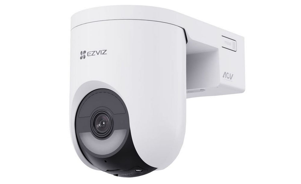 Camera de supraveghere wireless Ezviz CS-HB8c(4MP), Wi-Fi, 4MP 2K, baterie, vedere panoramica, Iluminare duala, audio bidirectional, alarma, functii AI detectie, slot card microSD, IP65 