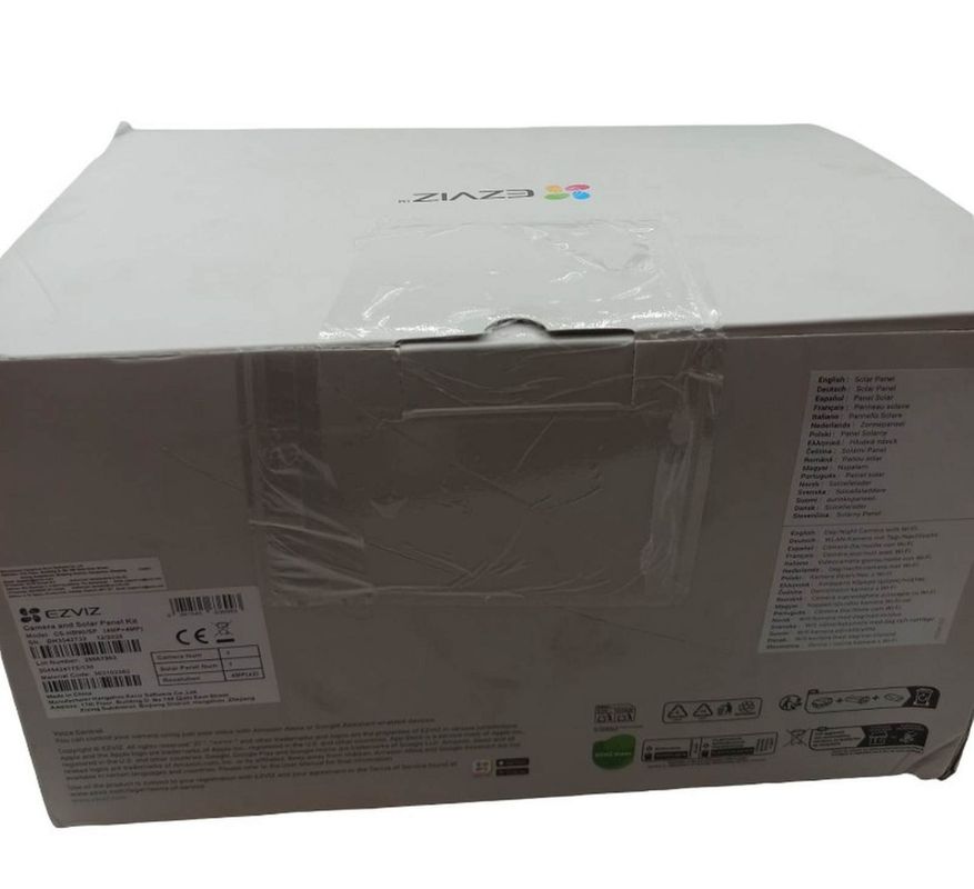 [RESIGILAT] Camera de supraveghere cu rotatie duala si panou solar Ezviz CS-HB90/SP(4MP+4MP)-R1, Wi-Fi, 2K x2 , Full Color, functii AI detectie umana - vehicule, audio bidirectional, vedere panoramica, rotire-inclinare din aplicatie, slot card microSD