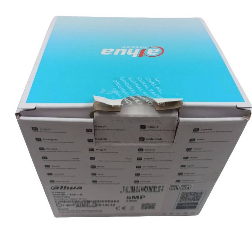 [RESIGILAT] Camera supraveghere dome Wi-Fi Dahua IPC-T5A-IL-0360B-R1, 5MP, 3.6mm, Iluminare duala, Audio, Bluetooth, slot microSD, IP67