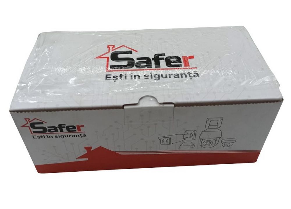 [RESIGILAT] Camera supraveghere IP Safer SAF-IPCBM4MPWISPF28(U)-R1, 4MP, ColorHunter, LED alb 30m, microfon, slot microSD, PoE, IP67