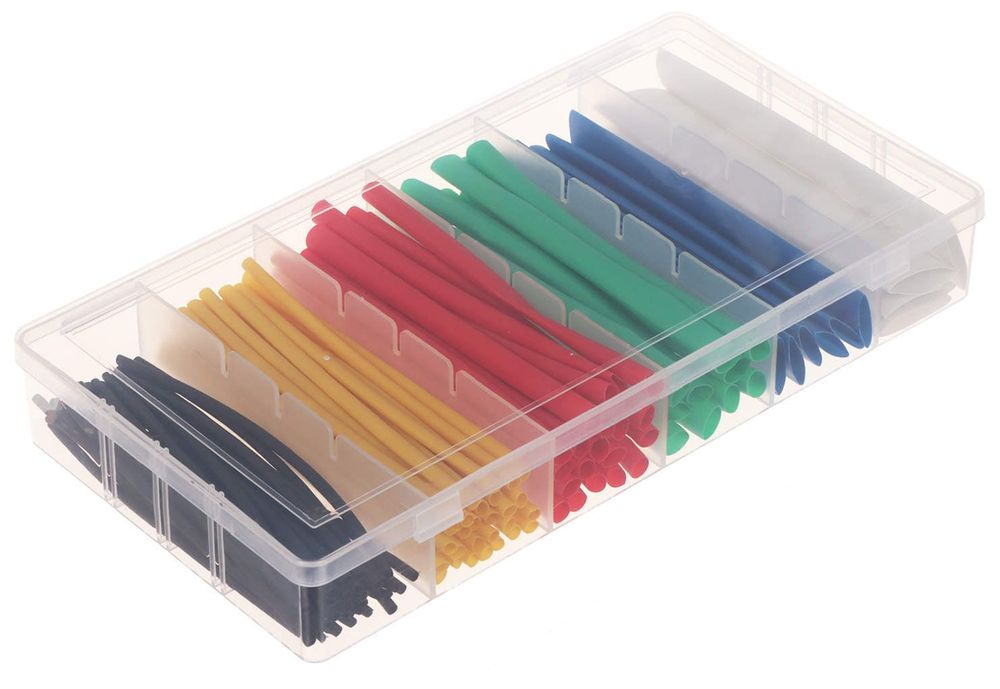 Set tuburi termocontractabile, 100 bucati, lungime 100mm, TERMO-TUBE-PACK/1.5-13/CL