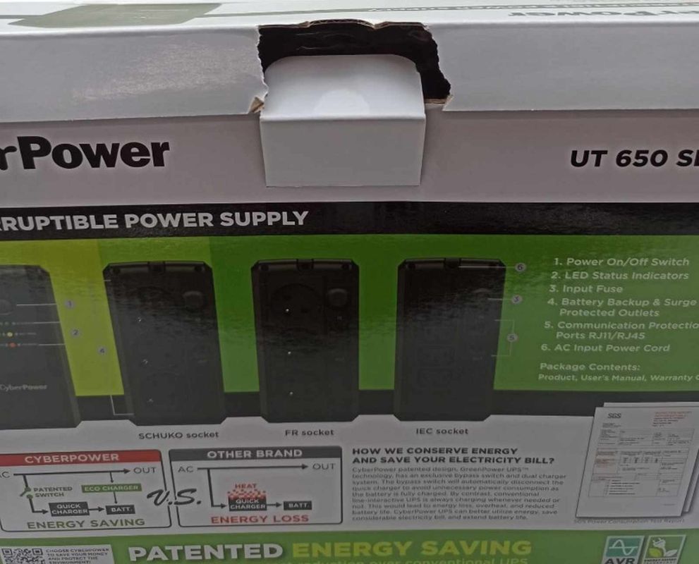 [RESIGILAT] Ups cu stabilizator (AVR) 650VA CyberPower UT650EG-R1