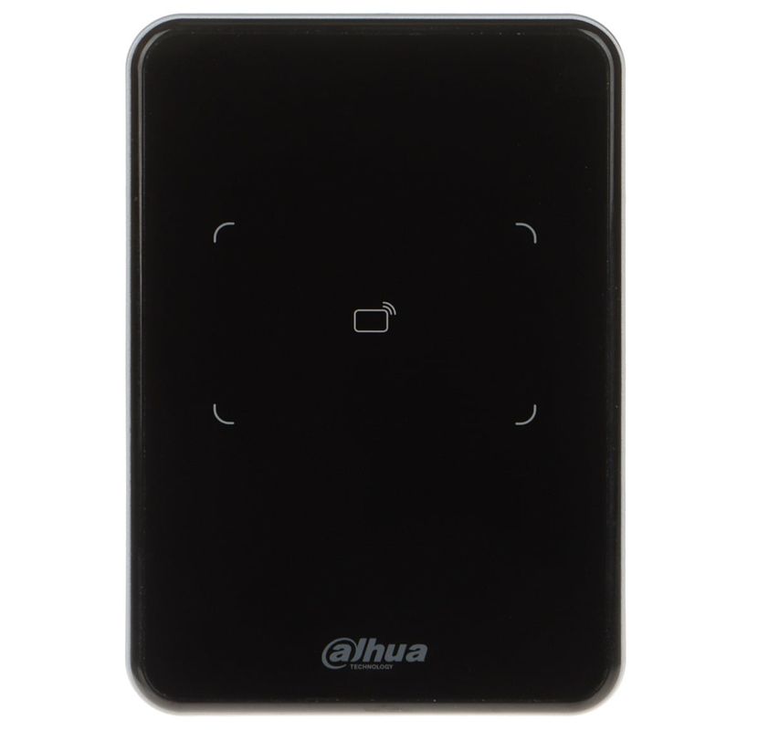 Cititor de proximitate Mifare 13.56MHz, Wiegand, RS-485, IP66, Dahua ASR2100A