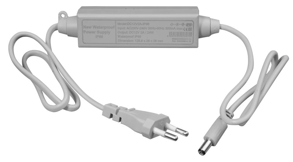 Alimentator 12V-2Ah pentru exterior, waterproof, IP66, Safer IP6612V2A