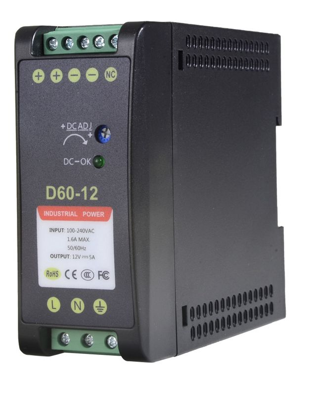 Sursa de alimentare montaj in sina DIN 12V 5Ah (60W)