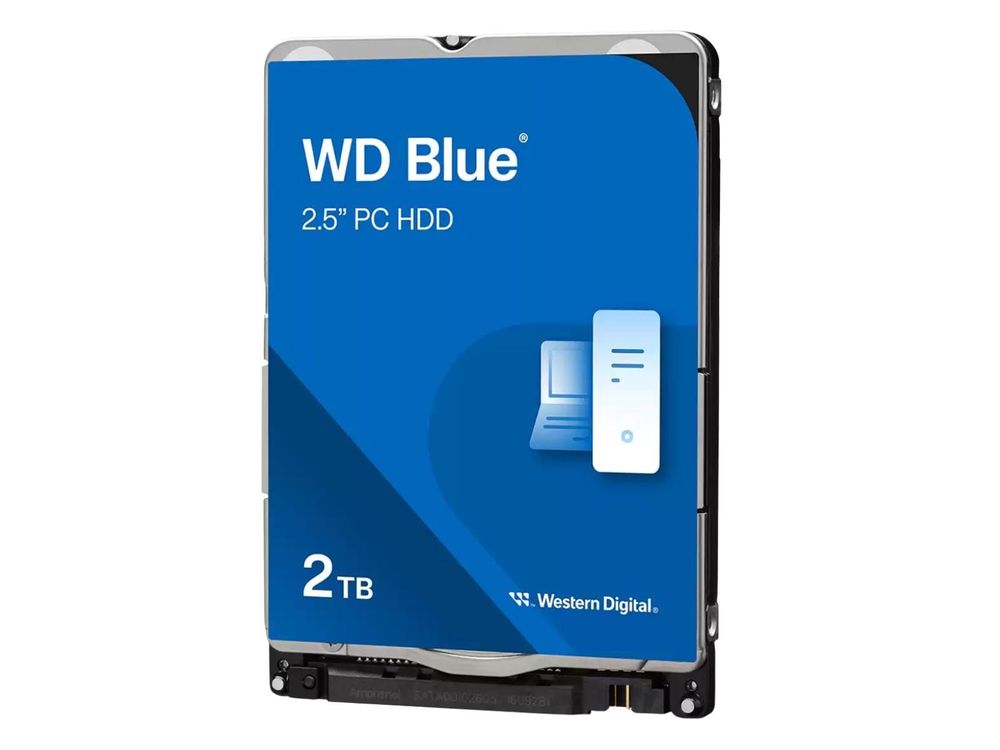 Hard disk Western Digital WD Blue, 2TB, 2.5 inch, SATA, 5400RPM, 128MB, WD20SPZX