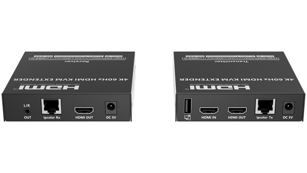 Kit extender HDMI KVM HDMI-EXT-4K60-KVM120 , 4K@60Hz, 120m, HDMI loop out, HDCP 2.2