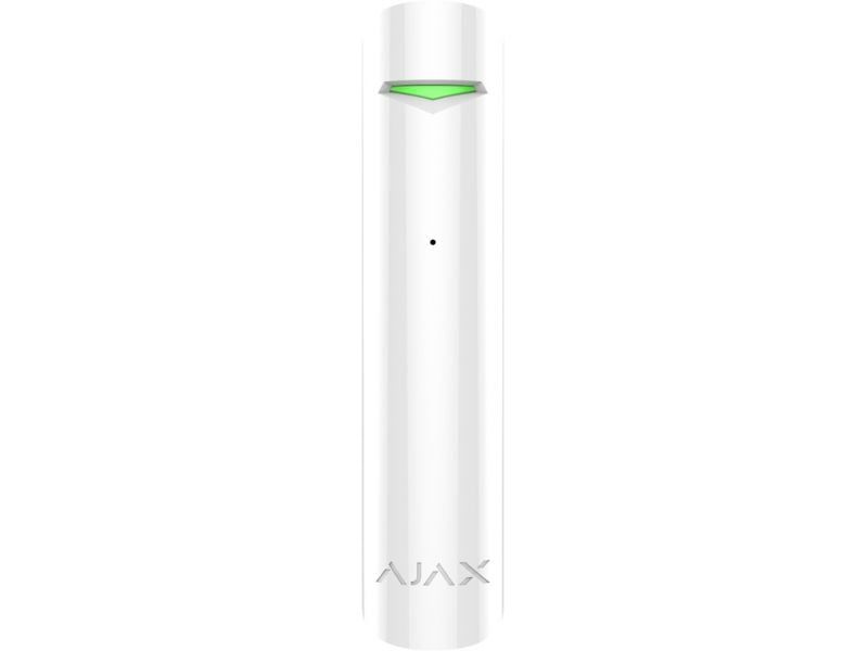 Detector de geam spart wireless pentru sistem de alarma AJAX GLASSPROTECT WH