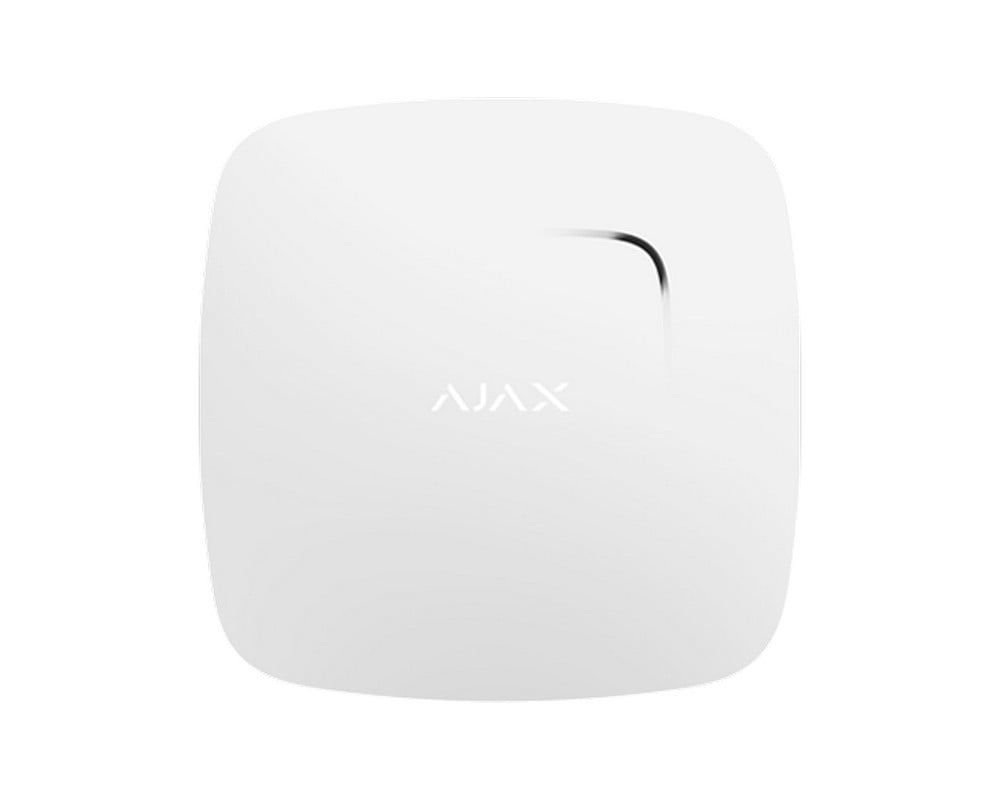 Detector de fum, temperatura si CO, wireless, 868 MHz, 85 dB, alb, AJAX FireProtect Plus WH