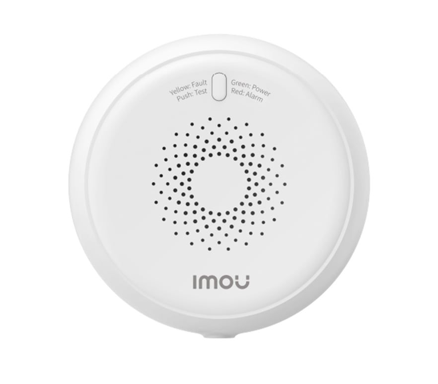 Detector de gaz, Wireless, Zigbee, 12VDC, alarma sonora si luminoasa, notificari aplicatie, carcasa ignifuga, IMOU IOT-ZGA1-EU