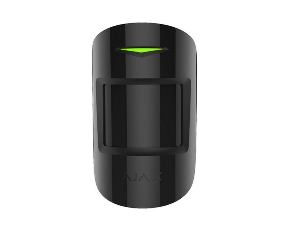 Detector de miscare cu dubla tehnologie PIR+MW, 868 MHz, imunitate la animale, AJAX MOTIONPROTECT PLUS BL