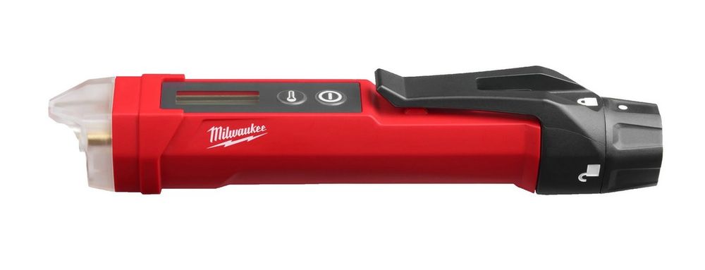 Detector de tensiune fara contact cu termometru laser Milwaukee, clasificat CAT IV 1000V, IP54, 4932498859