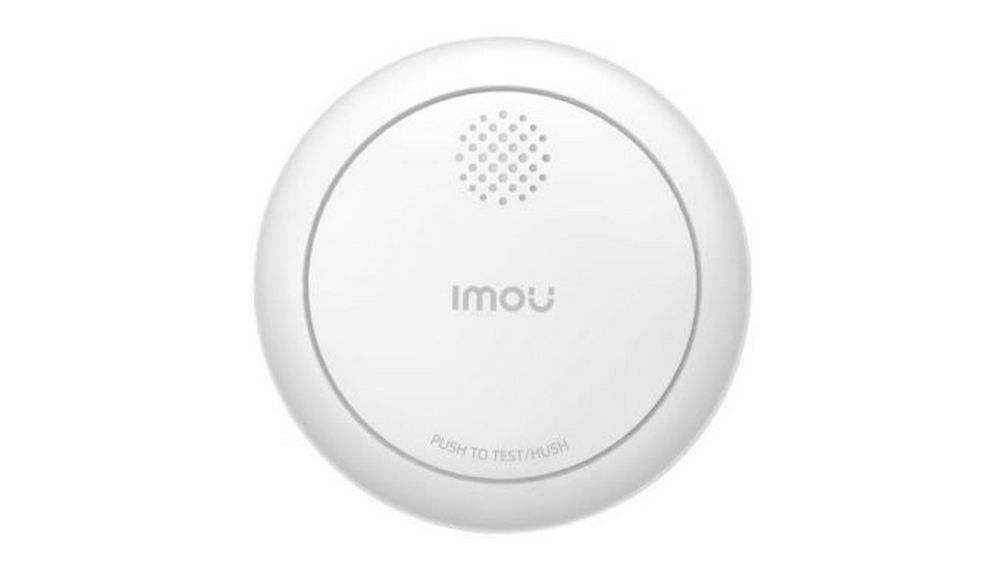 Detector fum smart Imou ZSM1-EU, ZigBee 2.4 GHz, 85 dB, distanta detectie 130 m, autonomie baterie 5 ani, alerte in aplicatie