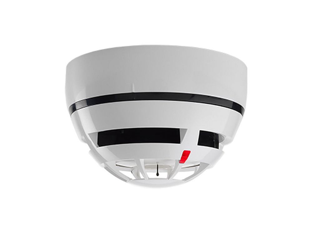 Detector temperatura wireless Inim WD200, certificat EN54-5, EN54-25, 14dBm, baterii 2xC123A, IP40