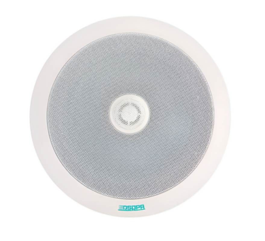 Difuzor de tavan coaxial PA, 10W-20W, 2 cai, 100V, DSP703