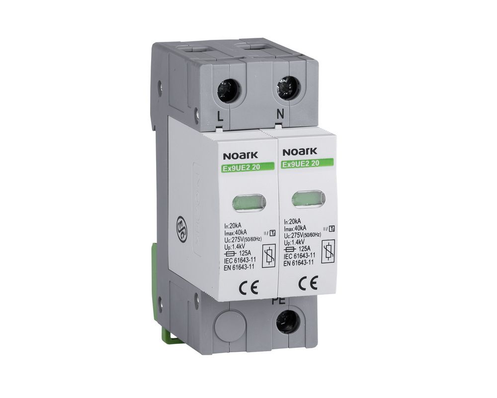 Siguranta / descarcator pentru protectie la supratensiune tranzitorie de tip Ex9UE2, 275V Noark 103351