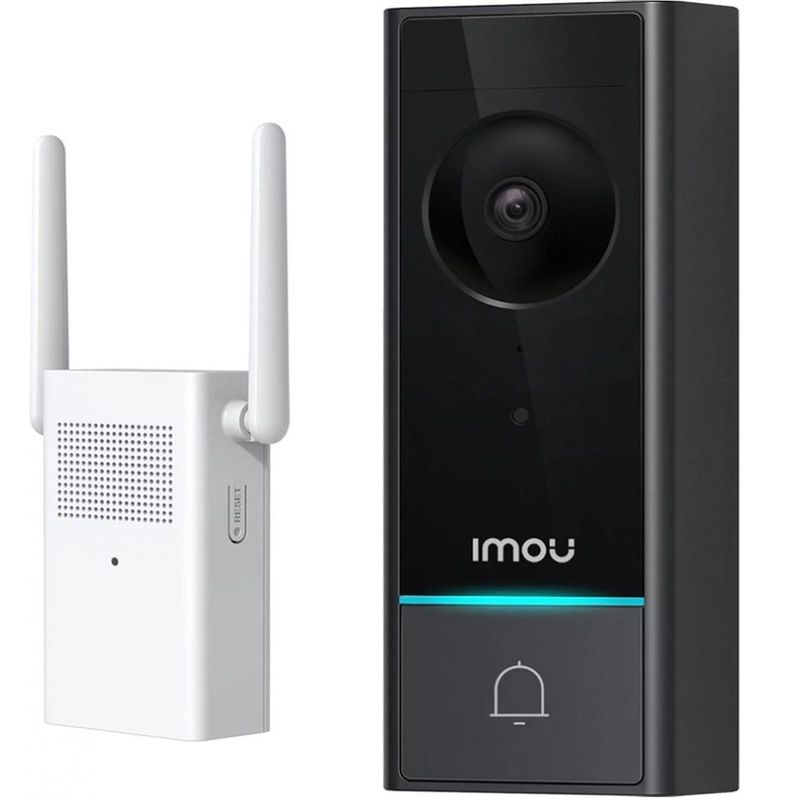 Kit cu sonerie video 5MP, baterie 6200mAh si receptor wireless, Imou Doorbell Kit-A