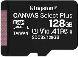 Card de memorie microSD 128Gb Kingston Clasa 10, SDCS2/128GBSP