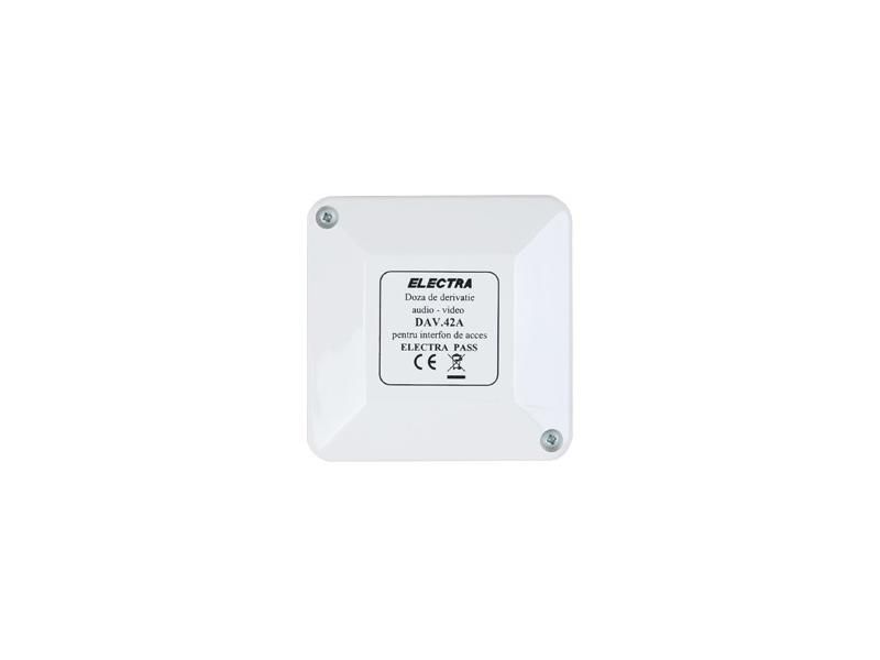 Doza derivatie audio, max. 4 interioare, montaj aparent DDA.41A