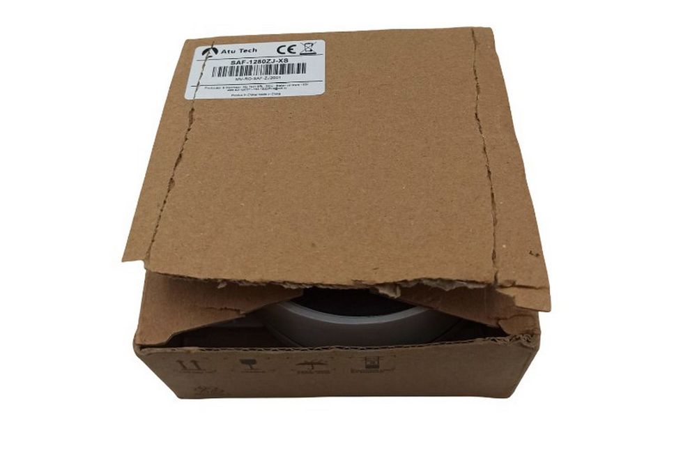 [RESIGILAT] Doza de conexiuni din aluminiu, Alb, Cu presetupa, Potrivita pentru camere de supraveghere, diametru montaj 100mm, Safer SAF-1280ZJ-XS-R1