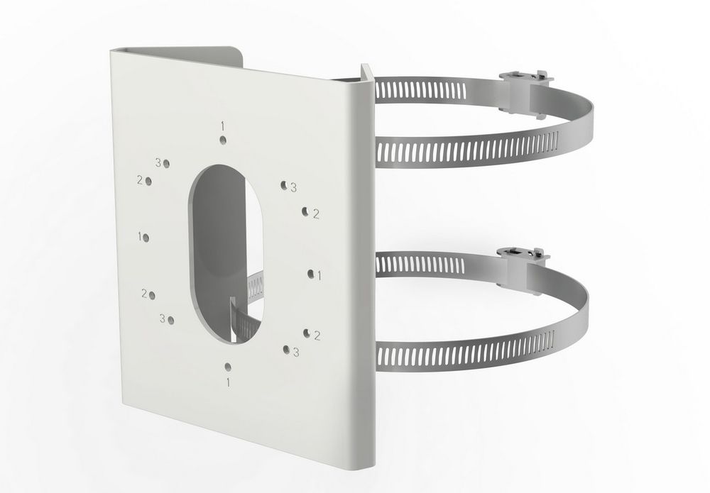 Suport de montaj pe stalp pentru camere de supraveghere, 144 x 131.6 x 44.3 mm, Safer SAF-1275ZJ-S-SUS