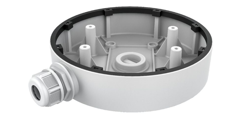 Cutie de distributie pentru camere de supraveghere Dome, diametru montaj 155mm, Hikvision DS-1280ZJ-DM55