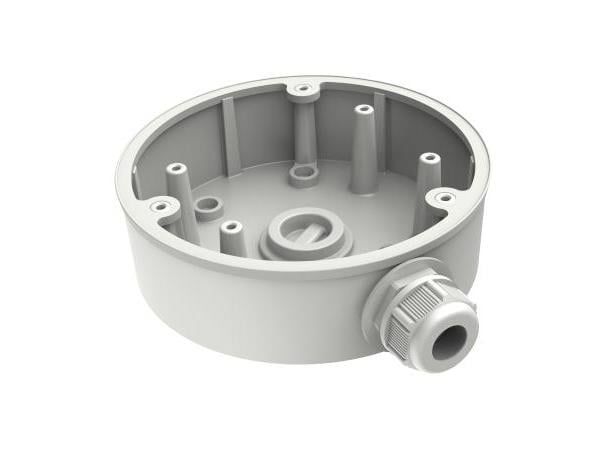 Doza jonctiune Hikvision DS-1280ZJ-PT6, aluminiu, alb, intrare laterala si inferioara, 4.5 kg, DS-1280ZJ-PT6