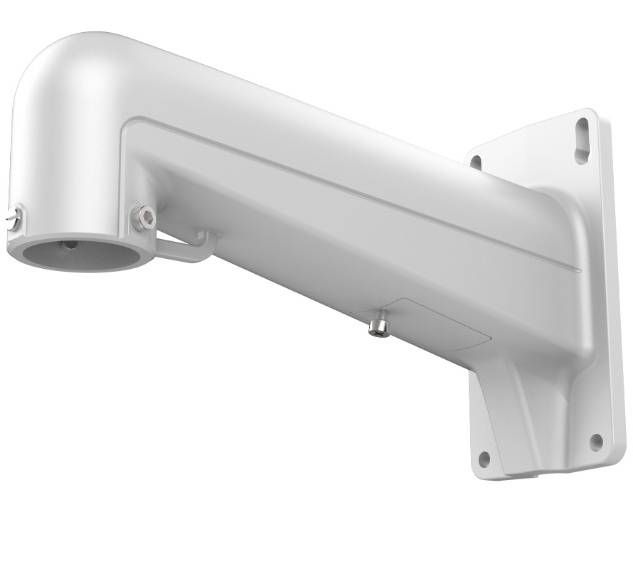Suport montaj camera speed dome Hikvision, Aluminiu, lungime brat 306mm, Alb, DS-1602ZJ-AKS