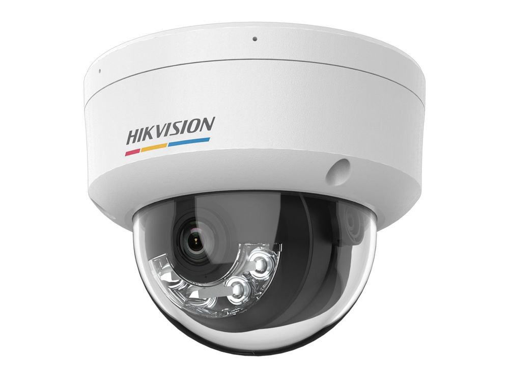 Camera de supraveghere IP Hikvision DS-2CD1147G3H-LIU(2.8mm) ColorVu, 4MP, 2.8mm, iluminare duala, microfon, PoE, IP67, IK08