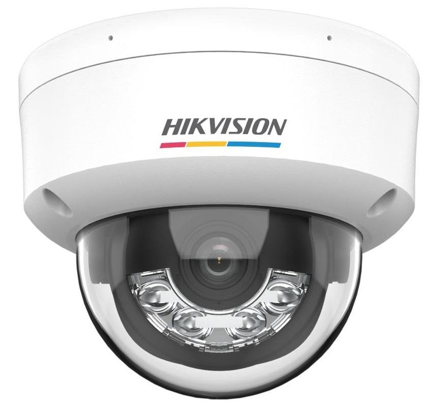 Camera de supraveghere IP Dome Hikvision DS-2CD1167G2H-LIU(2.8mm), 6MP, ColorVu, Smart Hybrid Light, 2.8mm, PoE, IP67