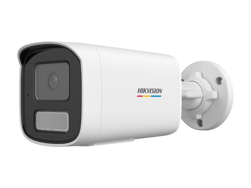 Camera de supraveghere IP Hikvision DS-2CD1T47G3H-LIU(2.8mm) ColorVu, 4MP, 2.8mm, iluminare duala, microfon, PoE, IP67