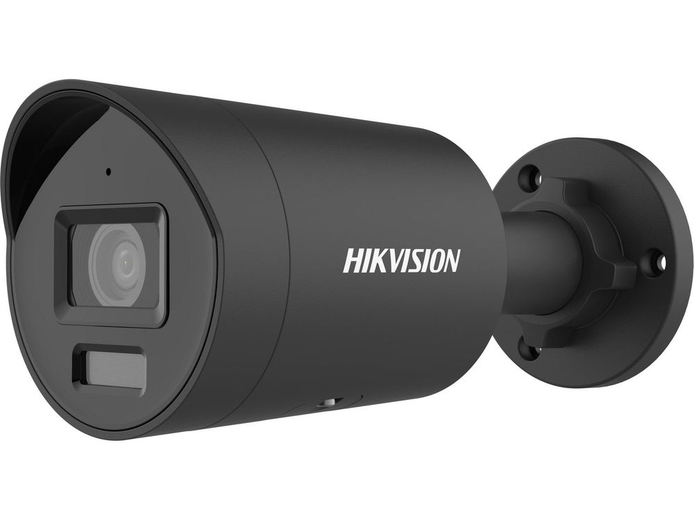 Camera de supraveghere Hikvision, 8MP, 2.8mm, IR 40m, DarkFighter, AcuSense, H.265+, microfon, PoE, IP67, DS-2CD2086G2H-IU(2.8mm)(eF)/BLACK