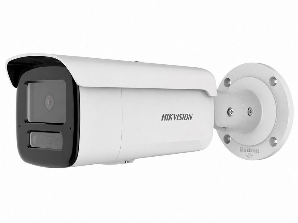 Camera supraveghere IP exterior Hikvision AcuSense, 6MP, DS-2CD2T63G2-4LI(4MM), 4mm, Iluminare duala 80m, WDR 120dB, PoE, IP67, IK10,