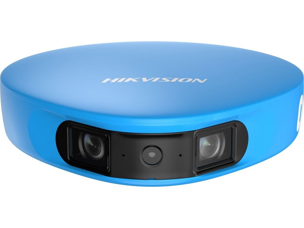 Camera supraveghere 4G PanoVu Hikvision DS-2CD6982G0-WU/4G, Wi-Fi, 15MP, 2x microfon, Bluetooth, baterie, IP65