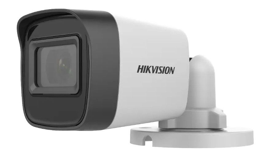 Camera de supraveghere pentru exterior HDTVI, 5MP 2K, 2.4 mm, IR 30m, IP67, Hikvision DS-2CE16H0T-ITF2.4(C)