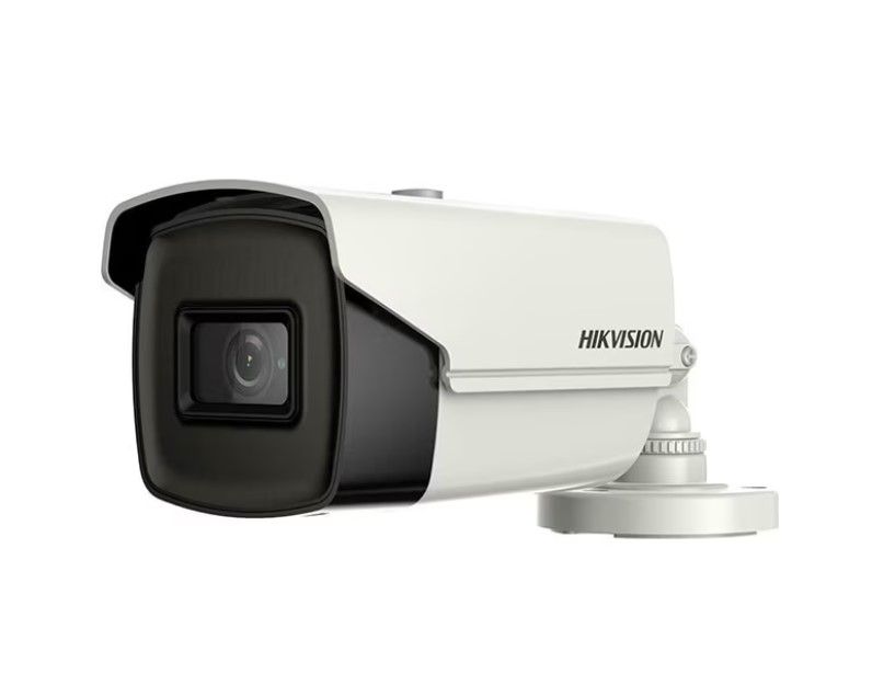 Camera de supraveghere analogica, 4 in 1, 8 MP 4K, lentila 2.8mm, Smart IR 30m, IP67, Hikvision DS-2CE16U1T-IT1F2.8