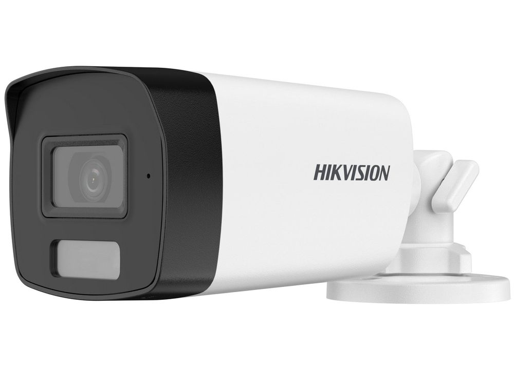 Camera supraveghere analogica Hikvision DS-2CE17U0T-LF, 8MP 4K, 2.8mm, iluminare duala 40m, IP67, plastic si metal
