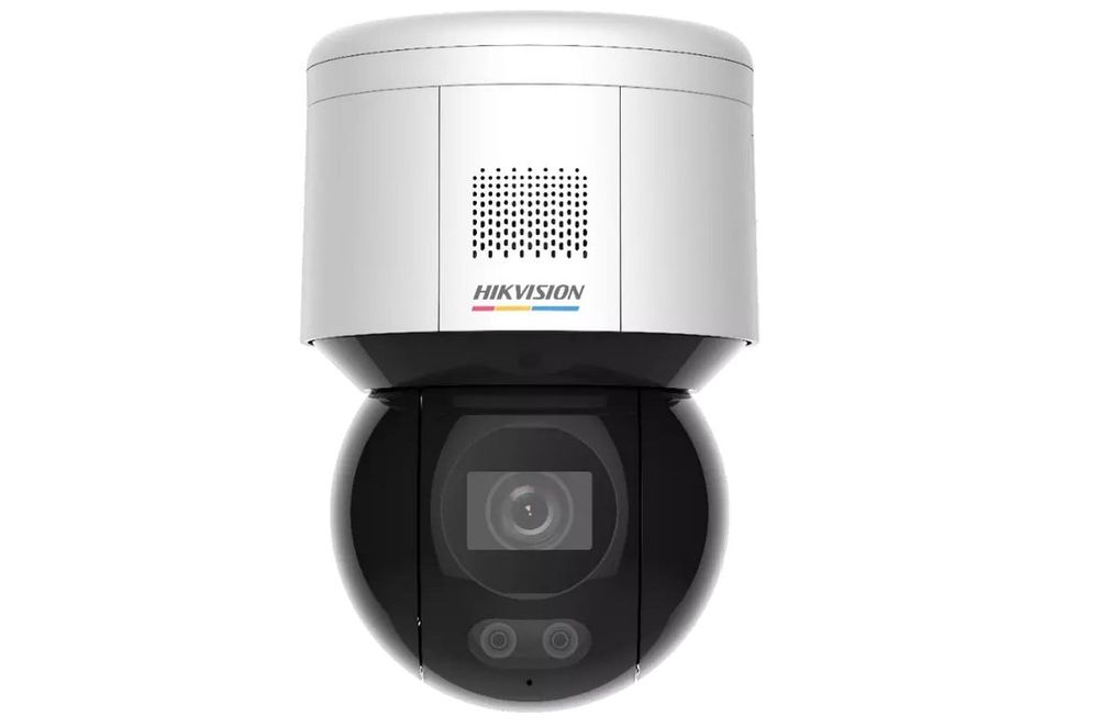 Camera PTZ IP, 4MP, 4mm, AcuSense, Alarma acustica si optica, LED 30m, Audio bidirectional, MicroSD, PoE, Hikvision DS-2DE3A400BW-DE(F1)(T5)
