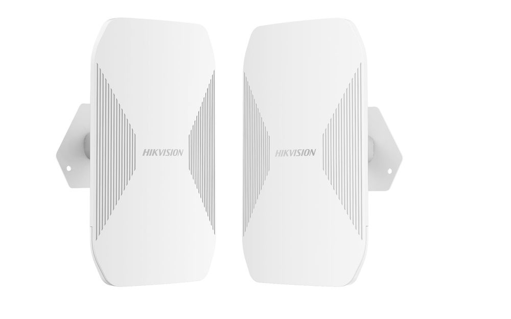Wireless Bridge exterior Hikvision 5GHz, 867Mbps, raza 5KM, PoE, IP55, kit 2 dispozitive, DS-3WF5000-SI-5ACG-2P
