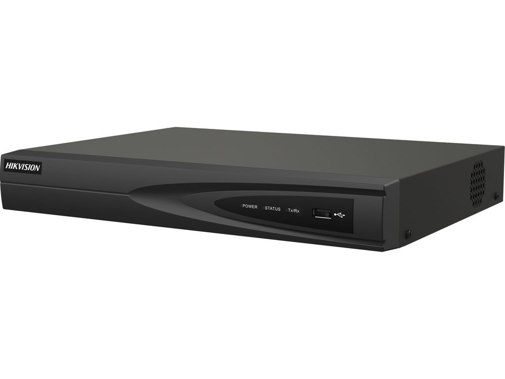 NVR 4 canale, 8 MP 4K, 1x HDD, bandwidth 40 Mbps, Hikvision, DS-7604NI-K1 C