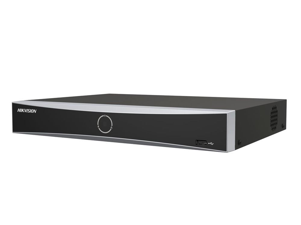 NVR 4 canale Hikvision DS-7604NXI-K1(D), AcuSense, pana la 12MP 4K, latime banda 40Mbps, 1 port SATA max 16TB, HDMI, VGA